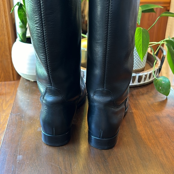 Black &  Brown Frye Boots size 8 1/2   Excellent Used Condition - Picture 10 of 14